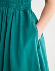 Mineral Tessa Bubble Hem Dress, Green product photo View 05 S