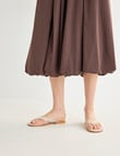 Mineral Tessa Bubble Hem Dress, Chocolate product photo View 10 S