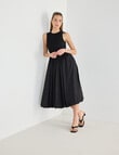 Mineral Tessa Bubble Hem Dress, Black product photo View 03 S