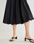 Mineral Tessa Bubble Hem Dress, Black product photo View 10 S