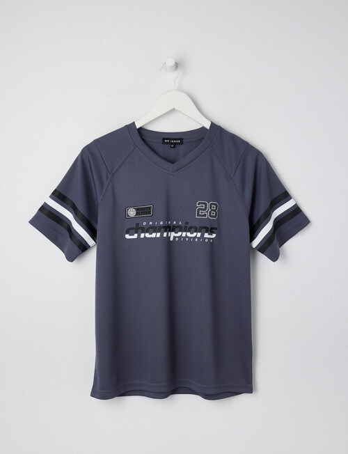 No Issue Basketball Mesh Short Sleeve Tee, Smoke product photo