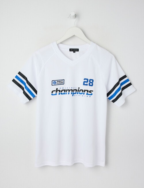 No Issue Basketball Mesh Short Sleeve Tee, White product photo