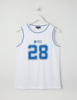 No Issue Basketball Mesh Tank Top, White product photo