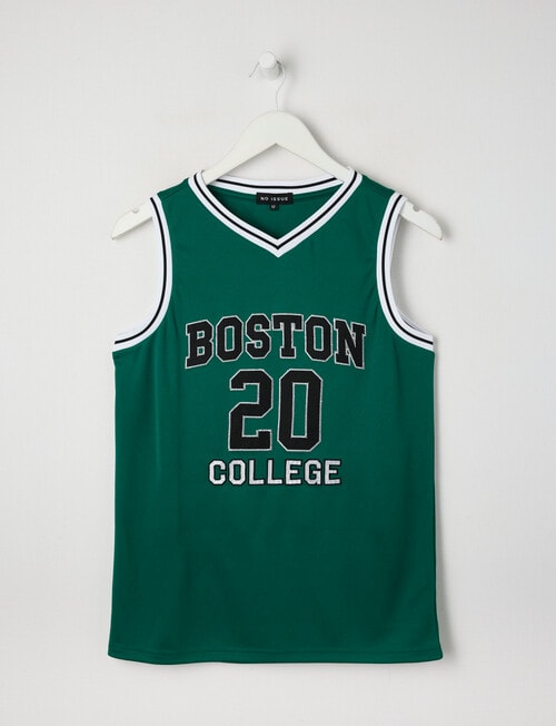 No Issue Basketball Mesh Tank Top, Green product photo