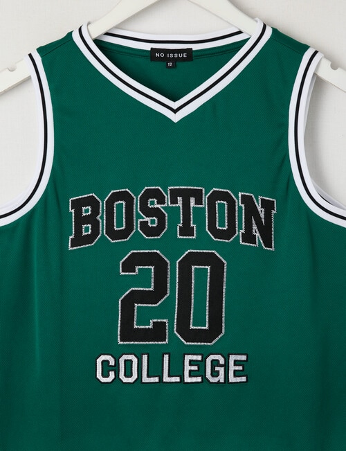 No Issue Basketball Mesh Tank Top, Green product photo View 03 L