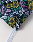 Wavetribe Floral Swim Bag, Navy product photo View 02 S