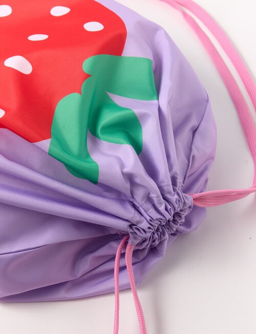 Wavetribe Strawberry Swim Bag, Lavender product photo View 02 L