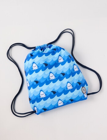 Wavetribe Sharks Swim Bag, Blue product photo