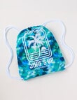 Wavetribe Tie Dye Surf's Up Swim Bag, Green product photo