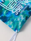 Wavetribe Tie Dye Surf's Up Swim Bag, Green product photo View 02 S