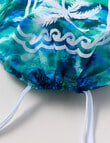 Wavetribe Tie Dye Surf's Up Swim Bag, Green product photo View 03 S