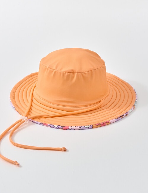 Wavetribe Unicorn Reversible Bucket Hat, Peach product photo View 02 L