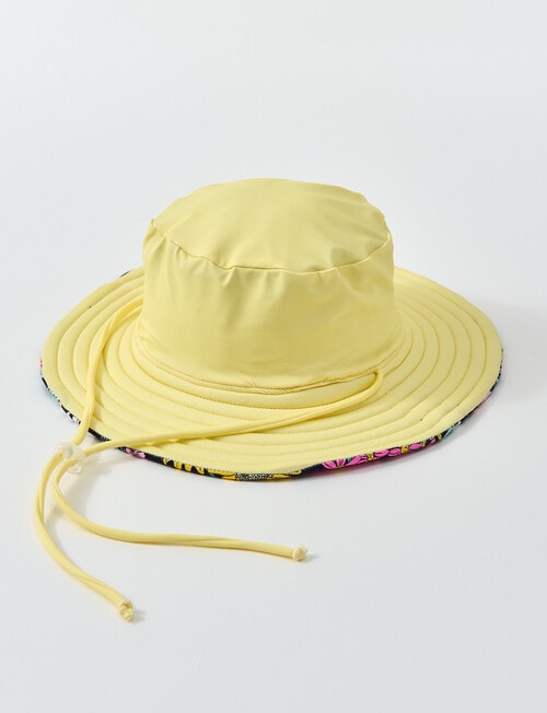 Wavetribe Floral Reversible Bucket Hat, Navy product photo View 02 L