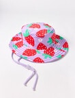 Wavetribe Strawberry Reversible Bucket Hat, Lilac product photo