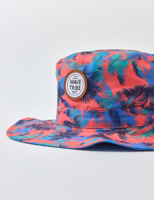 Wavetribe Palm Woven Reversible Hat, Orange product photo View 03 L