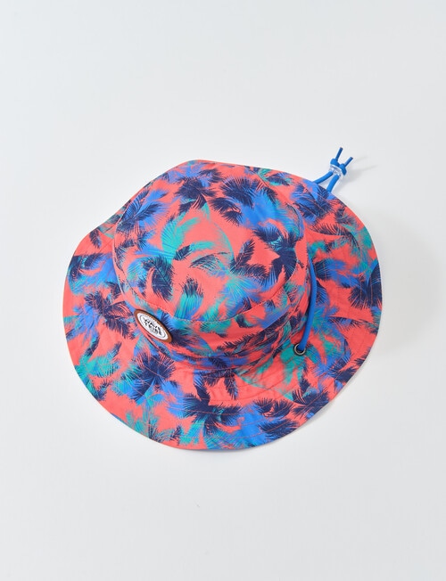 Wavetribe Palm Woven Reversible Hat, Orange product photo View 04 L