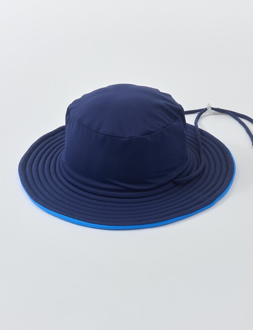 Wavetribe Colour Block Reversible Hat, Blue product photo View 02 L