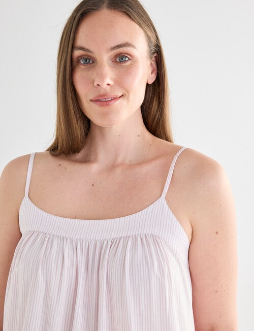 Whistle Sleep PJ Short Set, Pink Stripe product photo View 06 L