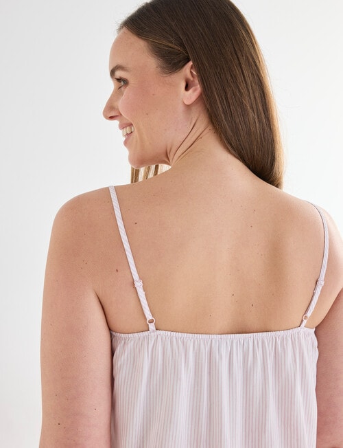 Whistle Sleep PJ Short Set, Pink Stripe product photo View 07 L