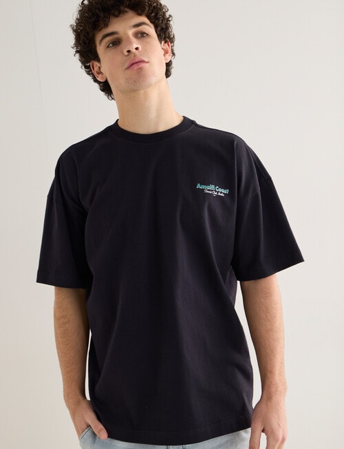 Tarnish Social Club Amalfi Oversized Tee, Black product photo