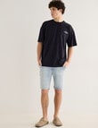 Tarnish Social Club Amalfi Oversized Tee, Black product photo View 03 S