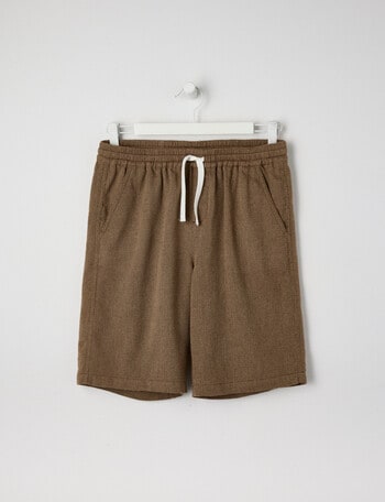No Issue Textured Short, Mocha product photo