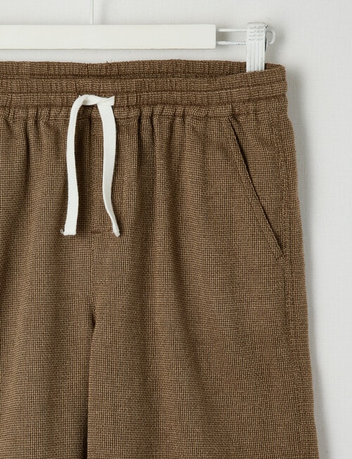 No Issue Textured Short, Mocha product photo View 03 L