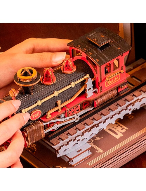 DIY Kits Rolife Century Train Book Nook, TGE01 product photo View 04 L