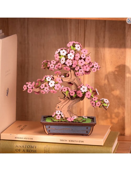 DIY Kits Rolife Sakura Bonsai Wooden 3D Puzzle, TG415 product photo View 04 L