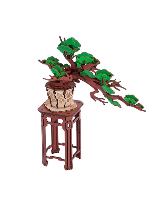 DIY Kits Rolife Evergreen Pine Bonsai Wooden 3D Puzzle, TG510 product photo