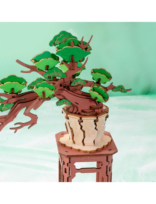 DIY Kits Rolife Evergreen Pine Bonsai Wooden 3D Puzzle, TG510 product photo View 03 L