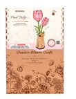 DIY Kits Rowood Pink Tulip Flower 3D Wooden Puzzle, TW082 product photo