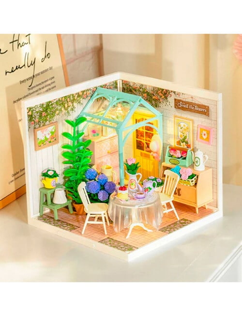 DIY Kits Rolife Blooming Tea Garden Miniature House, DW013B product photo View 02 L