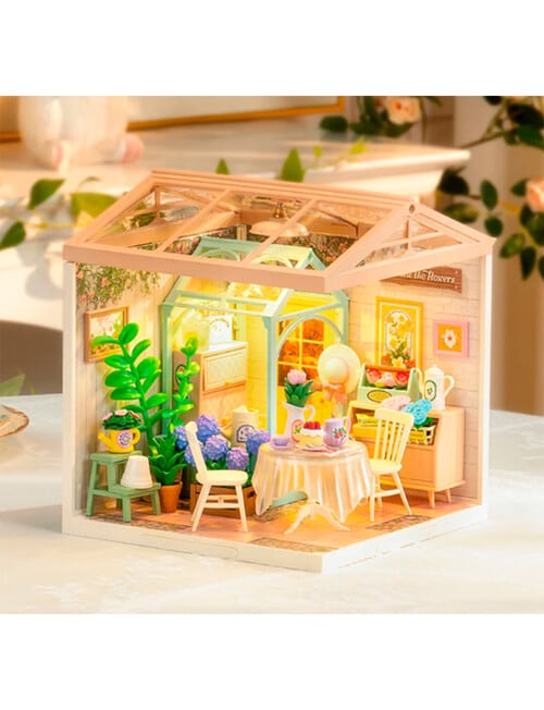 DIY Kits Rolife Blooming Tea Garden Miniature House, DW013B product photo View 04 L