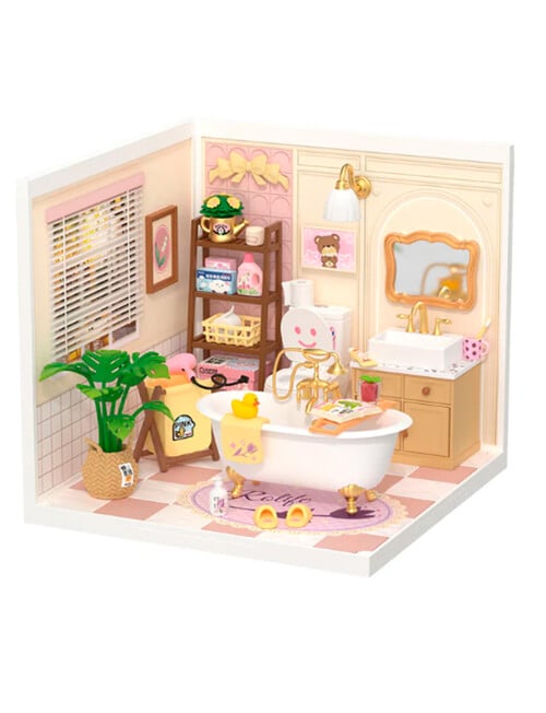 DIY Kits Rolife Pop Bubble Bathroom Miniature House, DW014B product photo