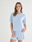 Zest Sleep Heart PJ Set, Blue product photo