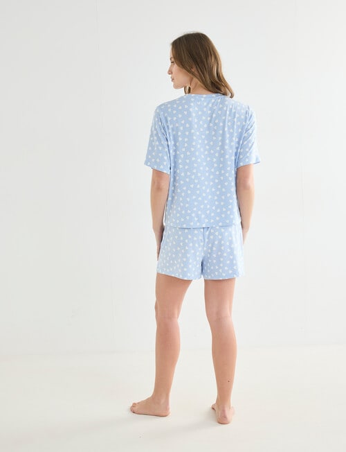 Zest Sleep Heart PJ Set, Blue product photo View 02 L