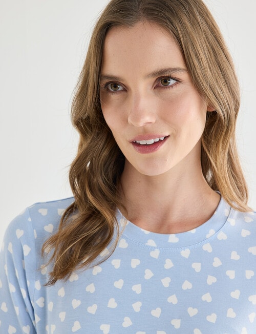 Zest Sleep Heart PJ Set, Blue product photo View 04 L