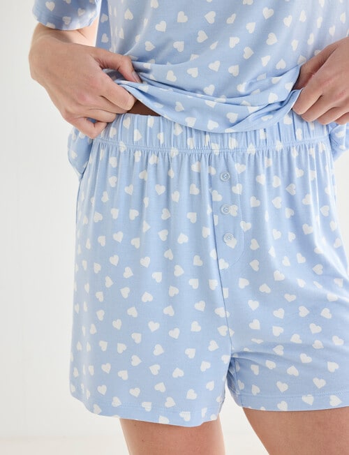 Zest Sleep Heart PJ Set, Blue product photo View 05 L