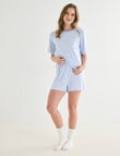 Zest Sleep Stripe PJ Set, Blue product photo View 03 S