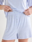 Zest Sleep Stripe PJ Set, Blue product photo View 06 S