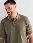 Logan Gannet Polo Shirt, Taupe product photo