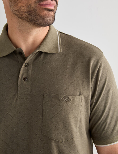 Logan Gannet Polo Shirt, Taupe product photo View 04 L
