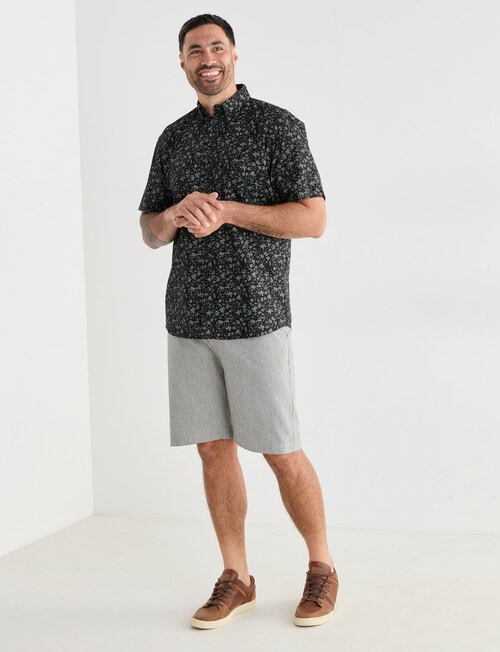 Logan Short Sleeve Shirt, Bruno Brown product photo View 03 L