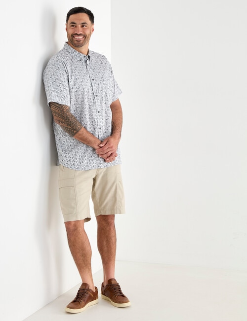 Logan Short Sleeve Shirt, Revan Grey product photo View 03 L