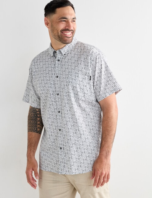 Logan Short Sleeve Shirt, Revan Grey product photo View 05 L