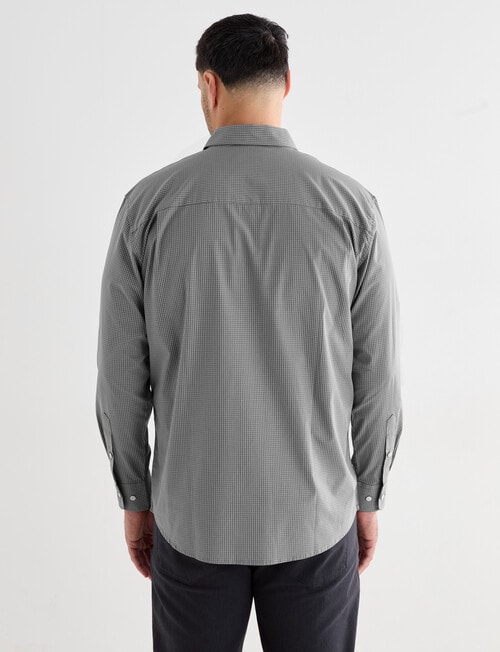 Logan Long Sleeve Shirt, Miguel Grey product photo View 02 L