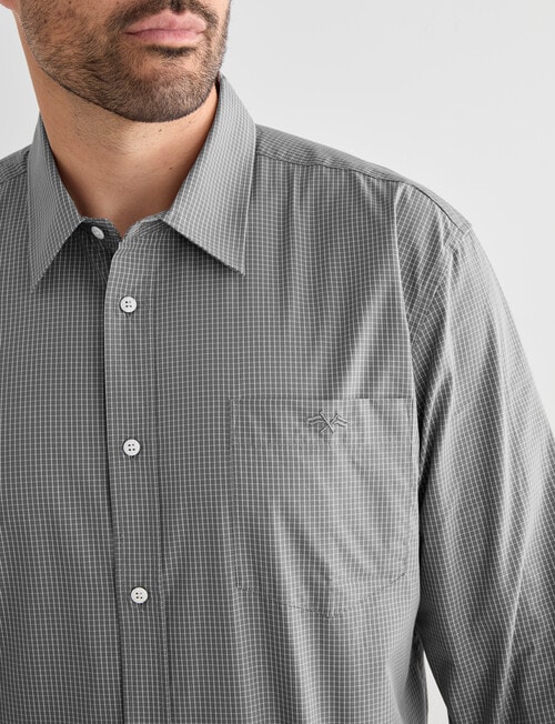 Logan Long Sleeve Shirt, Miguel Grey product photo View 04 L