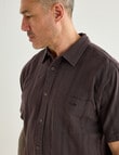 Logan Abbot Short Sleeve Shirt, Brown product photo View 04 S
