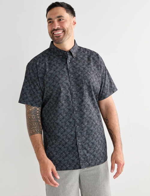 Logan Short Sleeve Shirt, Raul Steel product photo